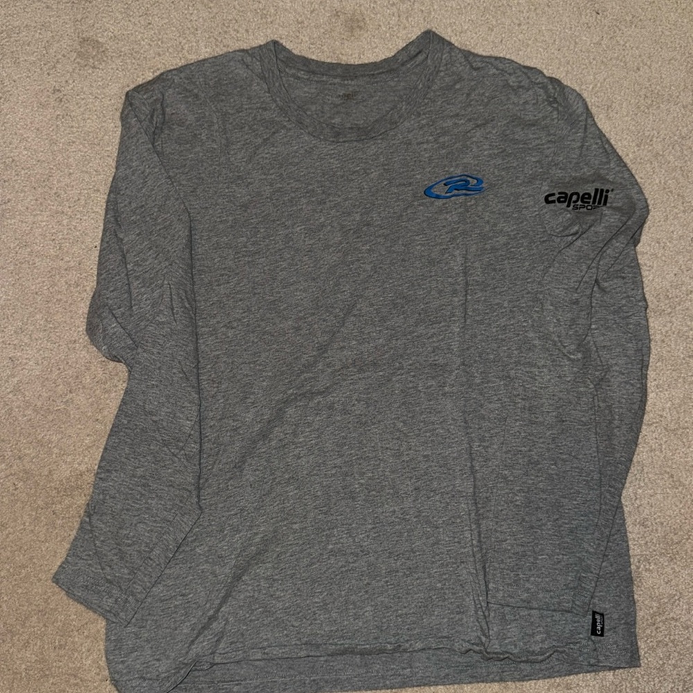 Men’s medium long sleeve t shirt. Capelli Rush soccer
